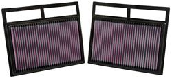 K&N 33-2412 Replacement air filter for a wide range of 2002 - 2009 Mercedes Benz and Maybach makes and models